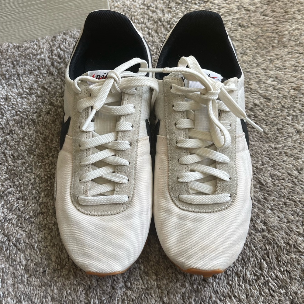 Nike Cortez white with black swoosh size 7.5